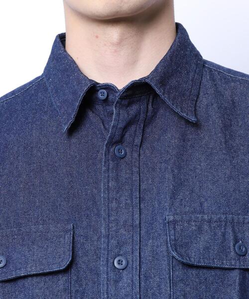 coen（コーエン）の「トライバル柄刺繍シャツ（シャツ/ブラウス・メンズ・オリーブ/ネイビー・XL/S/L/M）」の17枚目の写真