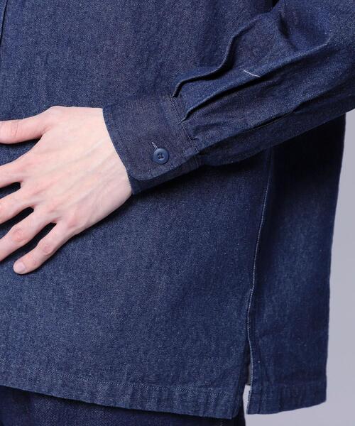 coen（コーエン）の「トライバル柄刺繍シャツ（シャツ/ブラウス・メンズ・オリーブ/ネイビー・XL/S/L/M）」の19枚目の写真