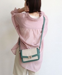 MIAN  | 麻×合皮ミニショルダー(ショルダーバッグ)