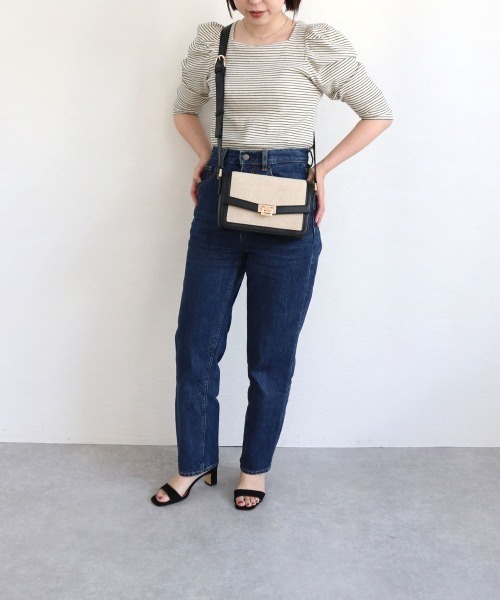 MIAN （ミアン）の「麻×合皮ミニショルダー（ショルダーバッグ・レディース・ブラック/グリーン/ブラウン・FREE）」の16枚目の写真