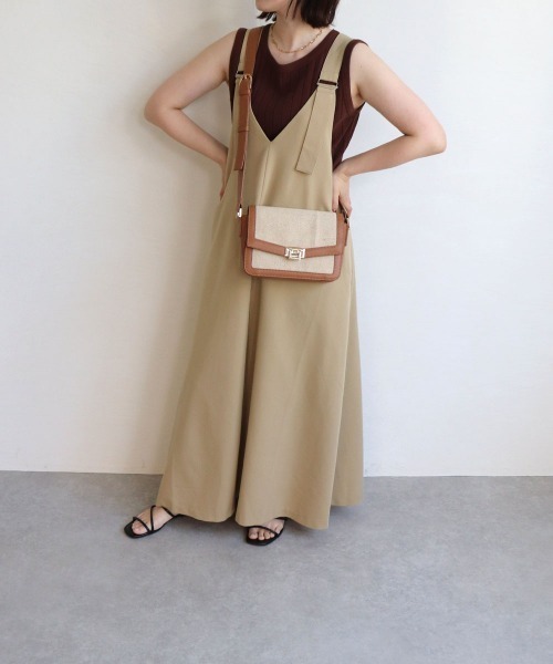 MIAN （ミアン）の「麻×合皮ミニショルダー（ショルダーバッグ・レディース・ブラック/グリーン/ブラウン・FREE）」の22枚目の写真