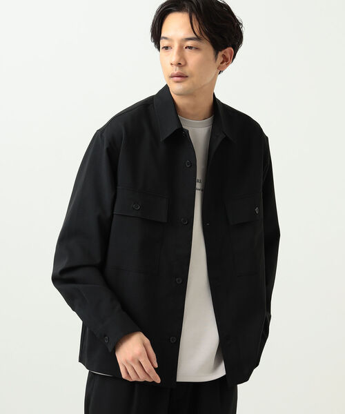 thesuperiorlabor シュペリオールレイバー　CPOシャツジャケット BEAMS HEART（ビームスハート）の「BEAMS HEART / ポリエステル CPO