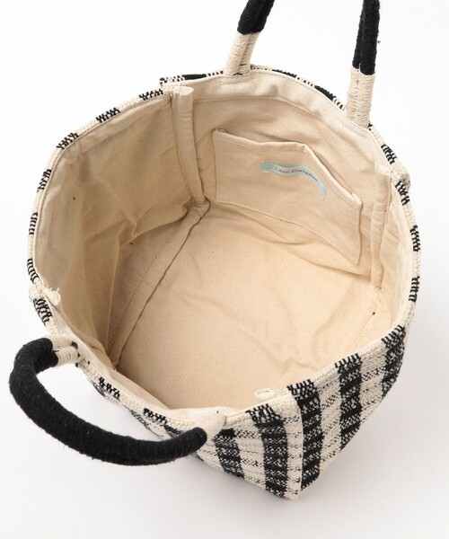 Ray BEAMS（レイビームス）の「Lilas Campbell × Ray BEAMS / 別注 チェック トートバッグ（トートバッグ・レディース・マルチ/ブラック・ONE SIZE）」の11枚目の写真