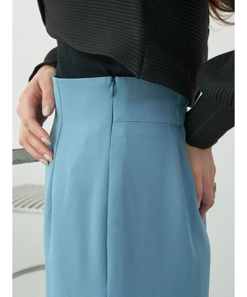 earth music&ecology(アースミュージックアンドエコロジー)の「コルセット付ナロースカート(スカート・レディース・ブルー/ブラック/ライトベージュ・S/M)」の21枚目の写真