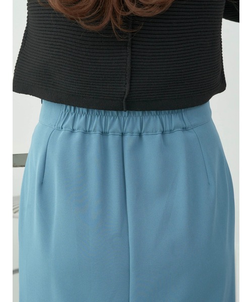 earth music&ecology(アースミュージックアンドエコロジー)の「コルセット付ナロースカート(スカート・レディース・ブルー/ブラック/ライトベージュ・S/M)」の22枚目の写真