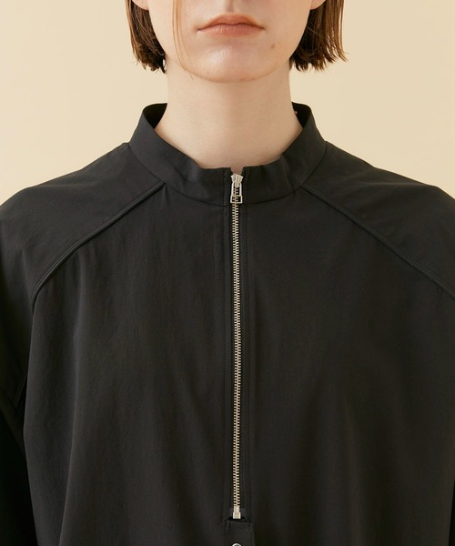 CITY TOKYO（シティトウキョウ）の「ハーフジップドットワイドシャツ（シャツ/ブラウス・レディース・ブルー/ホワイト/ブラック・FREE）」の22枚目の写真