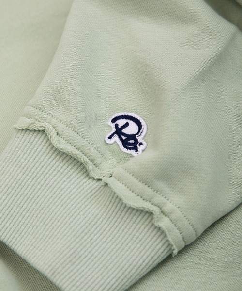 #Re:room（リルーム）の「ロゴエンブロイダリービッグトレーナー（スウェット・メンズ・ブラック/オフホワイト/ベージュ/ライトグリーン・M-L/S-M）」の9枚目の写真