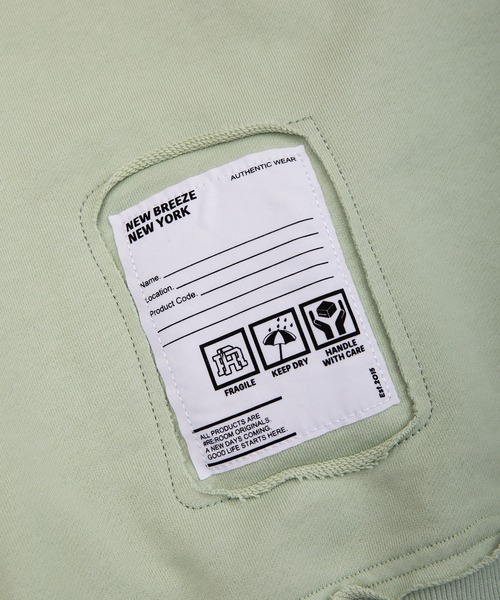 #Re:room（リルーム）の「ロゴエンブロイダリービッグトレーナー（スウェット・メンズ・ブラック/オフホワイト/ベージュ/ライトグリーン・M-L/S-M）」の15枚目の写真