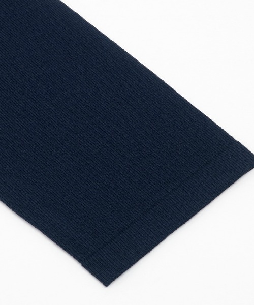 Pitta Re:)(ピッタリ)の「前立てリブトッパー ニットカーディガン(カーディガン/ボレロ・レディース・ネイビー/ブラック/ライトベージュ/イエロー×グリーン・M/L)」の5枚目の写真