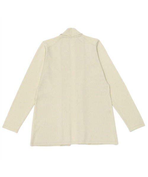 Pitta Re:)(ピッタリ)の「前立てリブトッパー ニットカーディガン(カーディガン/ボレロ・レディース・ネイビー/ブラック/ライトベージュ/イエロー×グリーン・M/L)」の20枚目の写真