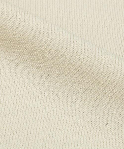 Pitta Re:)(ピッタリ)の「前立てリブトッパー ニットカーディガン(カーディガン/ボレロ・レディース・ネイビー/ブラック/ライトベージュ/イエロー×グリーン・M/L)」の8枚目の写真