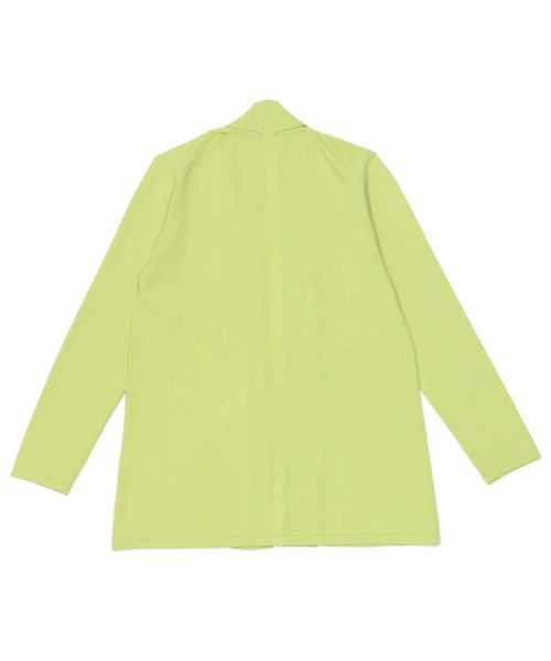 Pitta Re:)(ピッタリ)の「前立てリブトッパー ニットカーディガン(カーディガン/ボレロ・レディース・ネイビー/ブラック/ライトベージュ/イエロー×グリーン・M/L)」の16枚目の写真