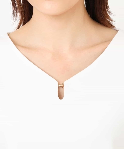OFUON le MK(オフオンルエムケー)の「フロントホックデザインカットソー/洗える(Tシャツ/カットソー・レディース・ホワイト/ブラック・40/38)」の16枚目の写真