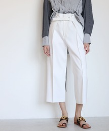 center tuck belt pants(センタータックベルトパンツ)