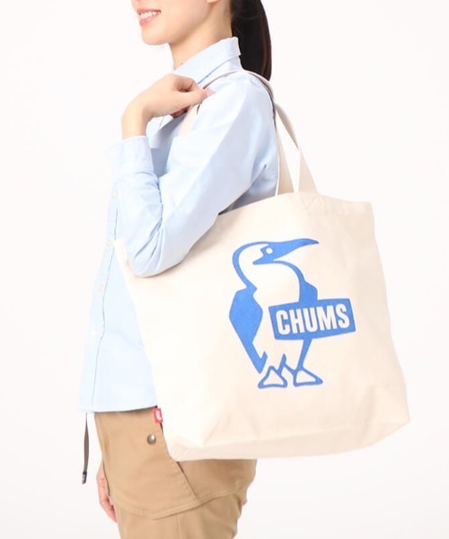 CHUMS（チャムス）の「CHUMS/チャムス トートバッグ Booby Canvas Tote ブービーキャンバストート CH60-3495（トートバッグ・メンズ・レッド/ブラック/ホワイト/ミント/ブルー/グリーン・FREE）」の5枚目の写真