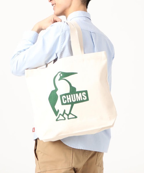 CHUMS（チャムス）の「CHUMS/チャムス トートバッグ Booby Canvas Tote ブービーキャンバストート CH60-3495（トートバッグ・メンズ・レッド/ブラック/ホワイト/ミント/ブルー/グリーン・FREE）」の3枚目の写真