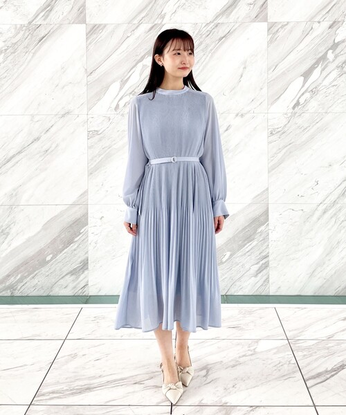 index（インデックス）の「◇キカパターンプリーツワンピース【洗濯機