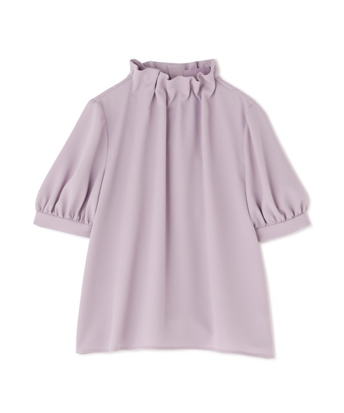 N.（N. Natural Beauty Basic）（エヌエヌナチュラルビューティーベーシック）の「◆ペーパーバック５分袖ブラウス（シャツ/ブラウス・レディース・オフホワイト/ブラック/グレー/ピンク/ライトグリーン・MEDIUM）」の19枚目の写真