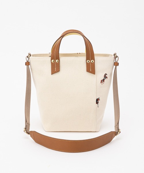 russet（ラシット）の「WEB限定 ダブルフェイスミニショルダーバッグ (CE-1049-WEB)（ショルダーバッグ・レディース・アイボリー/グレー/ベージュ・FREE）」の12枚目の写真