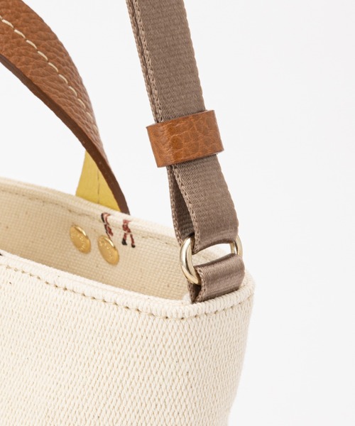 russet（ラシット）の「WEB限定 ダブルフェイスミニショルダーバッグ (CE-1049-WEB)（ショルダーバッグ・レディース・アイボリー/グレー/ベージュ・FREE）」の9枚目の写真