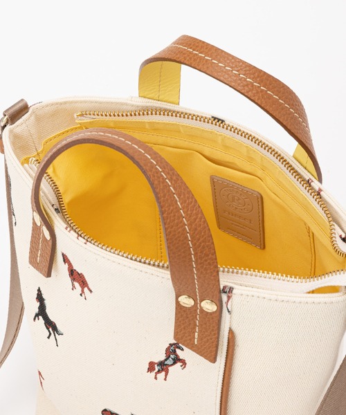 russet（ラシット）の「WEB限定 ダブルフェイスミニショルダーバッグ (CE-1049-WEB)（ショルダーバッグ・レディース・アイボリー/グレー/ベージュ・FREE）」の13枚目の写真