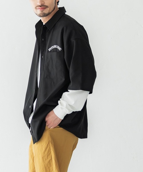 coca(coca)(コカ)の「メンズスーベニアBACK刺繍シャツ(シャツ/ブラウス・メンズ・ブラック/グレー・M/L/XL)」の7枚目の写真