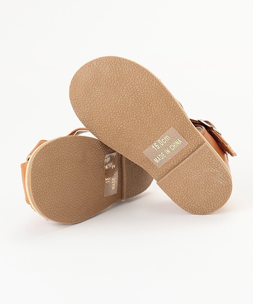 petit main（プティマイン）の「ハートサンダル（スニーカー・キッズ・オフホワイト/シルバー/キャメル・14cm/17cm/16cm/15cm/13cm）」の11枚目の写真