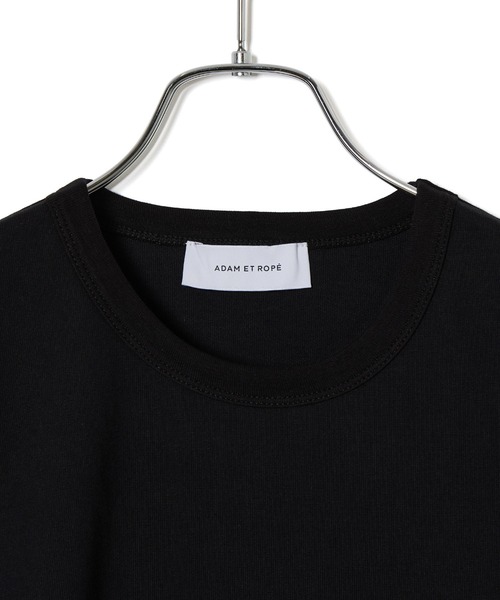 ADAM ET ROPE'（アダムエロペ）の「【サステナブル】スリーブコンシャスプルオーバー（Tシャツ/カットソー・レディース・ブラック/ホワイト・FREE）」の18枚目の写真