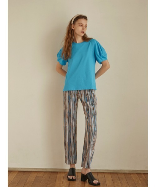 AMAIL（アマイル）の「Bonpon tops（Tシャツ/カットソー・レディース・ピンク/ブルー・FREE）」の6枚目の写真