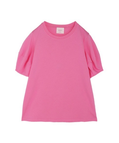 AMAIL（アマイル）の「Bonpon tops（Tシャツ/カットソー・レディース・ピンク/ブルー・FREE）」の11枚目の写真