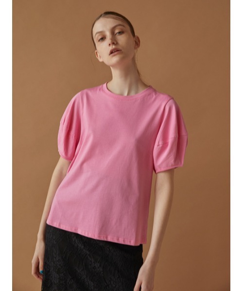 AMAIL（アマイル）の「Bonpon tops（Tシャツ/カットソー・レディース・ピンク/ブルー・FREE）」の8枚目の写真