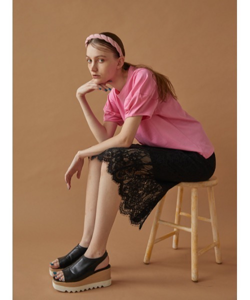 AMAIL（アマイル）の「Bonpon tops（Tシャツ/カットソー・レディース・ピンク/ブルー・FREE）」の9枚目の写真