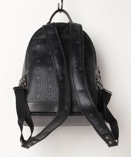 MCM(エムシーエム)の「Small Stark サイドスタッズ バックパック - ヴィセトス(バックパック/リュック・メンズ・ブラック/ベージュ/ブラウン・SMALL)」の15枚目の写真