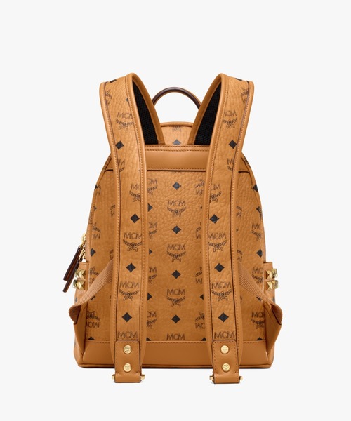 MCM(エムシーエム)の「Small Stark サイドスタッズ バックパック - ヴィセトス(バックパック/リュック・メンズ・ブラック/ベージュ/ブラウン・SMALL)」の5枚目の写真