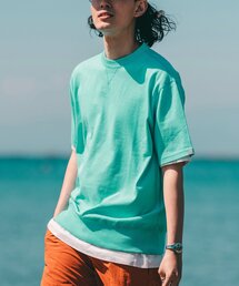 LOOPWHEELER | 【LOOPWHEELER for LOWERCASE】ツリテンジク スウェット型 ワイドTシャツ(Tシャツ/カットソー)