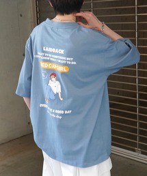 【RED CAP GIRL】バックプリント / フロントプリント ビッグシルエット半袖Tシャツ カットソー ユニセックス