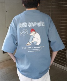 【RED CAP GIRL】バックプリント / フロントプリント ビッグシルエット半袖Tシャツ カットソー ユニセックス