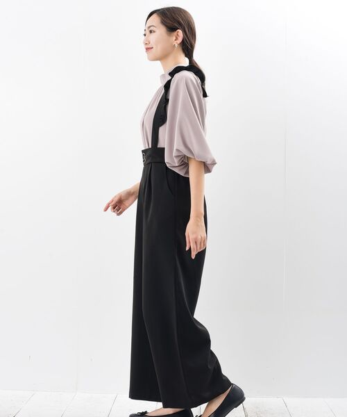rps(アールピーエス)の「共サスフリルワイドパンツ(その他パンツ・レディース・ネイビー/ブラック・フリー)」の19枚目の写真