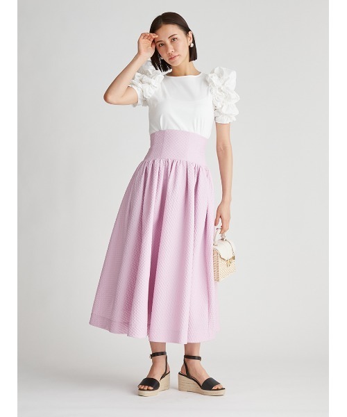 CELFORD（セルフォード）の「シャーリングスリーブカットソー（T