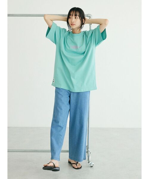 CRAFT STANDARD BOUTIQUE（クラフトスタンダードブティック）の「ライトデニム2WAYサロペットパンツ（デニムパンツ・レディース・ダークインディゴブルー/ライトインディゴブルー・S/M/L）」の16枚目の写真