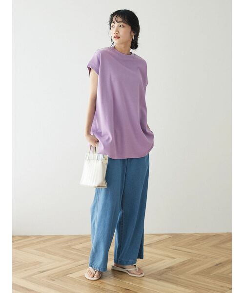 CRAFT STANDARD BOUTIQUE（クラフトスタンダードブティック）の「ライトデニム2WAYサロペットパンツ（デニムパンツ・レディース・ダークインディゴブルー/ライトインディゴブルー・S/M/L）」の18枚目の写真