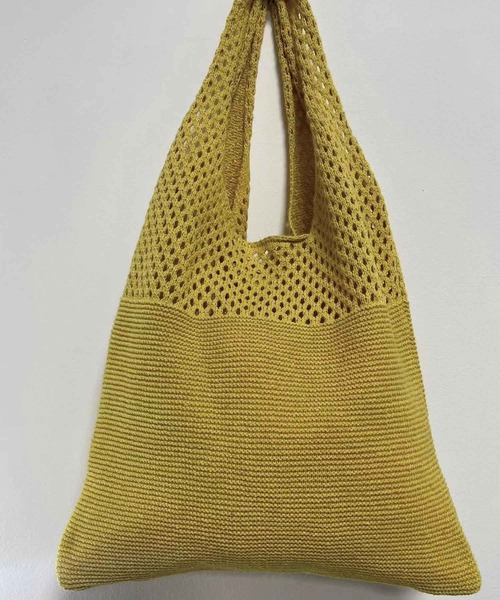 CORNERS（コーナーズ）の「メッシュ編みショルダーバッグ（ショルダーバッグ・レディース・アイボリー/ベージュ/ブラック/ブルー/ブラウン/マスタード/カーキ/パープル・FREE）」の13枚目の写真