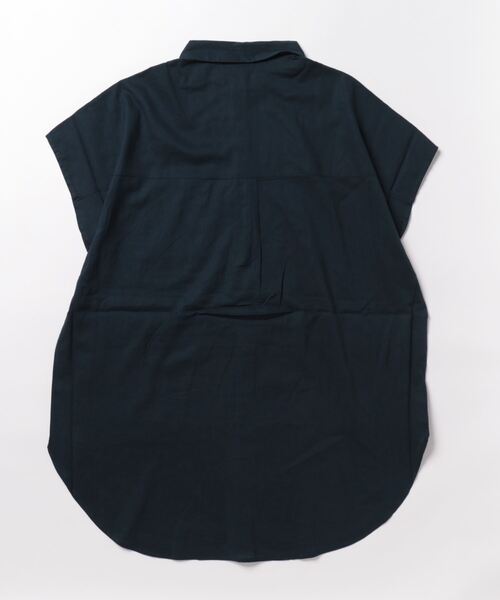 BACK NUMBER（バックナンバー）の「【BACK NUMBER】フレンチスリーブチュニック（チュニック・レディース・オレンジ/カーキブラウン/ネイビー・L/M）」の4枚目の写真