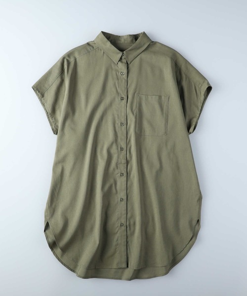 BACK NUMBER（バックナンバー）の「【BACK NUMBER】フレンチスリーブチュニック（チュニック・レディース・オレンジ/カーキブラウン/ネイビー・L/M）」の17枚目の写真