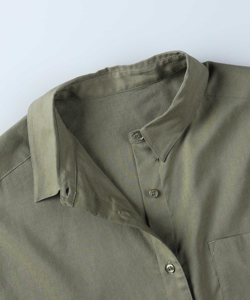 BACK NUMBER（バックナンバー）の「【BACK NUMBER】フレンチスリーブチュニック（チュニック・レディース・オレンジ/カーキブラウン/ネイビー・L/M）」の19枚目の写真