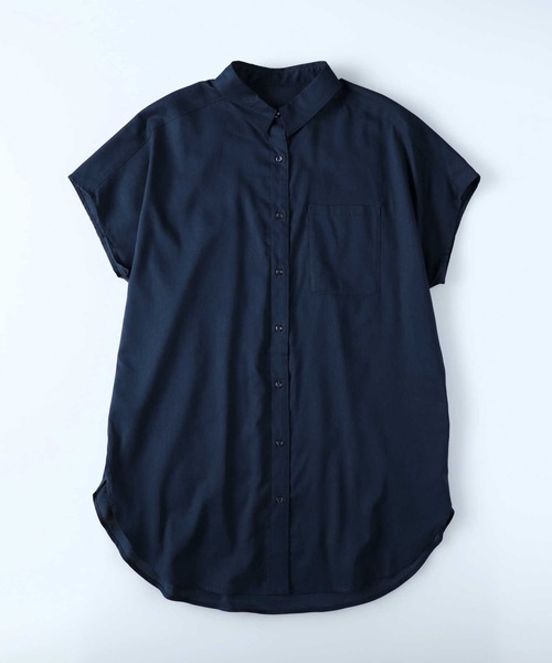 BACK NUMBER（バックナンバー）の「【BACK NUMBER】フレンチスリーブチュニック（チュニック・レディース・オレンジ/カーキブラウン/ネイビー・L/M）」の15枚目の写真