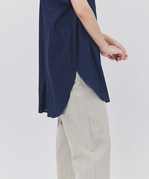 BACK NUMBER（バックナンバー）の「【BACK NUMBER】フレンチスリーブチュニック（チュニック・レディース・オレンジ/カーキブラウン/ネイビー・L/M）」の11枚目の写真