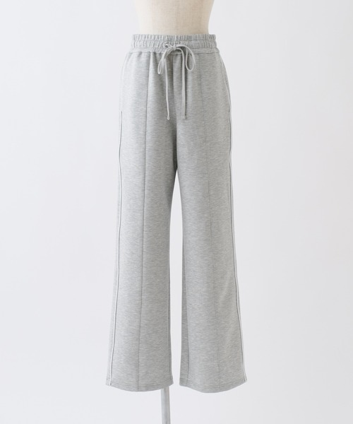 one after another NICE CLAUP（ワンアフターアナザーナイスクラップ）の「スウェットラインパンツ（スウェットパンツ・レディース・ラベンダー/アイボリー/杢グレー・FREE）」の19枚目の写真