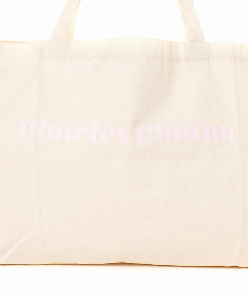 Charles Chaton（シャルルシャトン）の「huge tote bag トートバッグ（トートバッグ・レディース・ピンク/シルバー/ゴールド・FREE）」の8枚目の写真