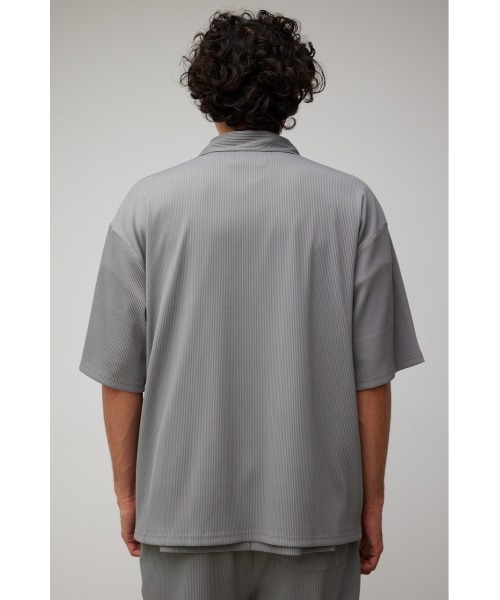 AZUL by moussy(アズールバイマウジー)の「リップルリラックスシャツ(シャツ/ブラウス・メンズ・ブラック/ライトブルー/ライトグレー・FREE)」の9枚目の写真